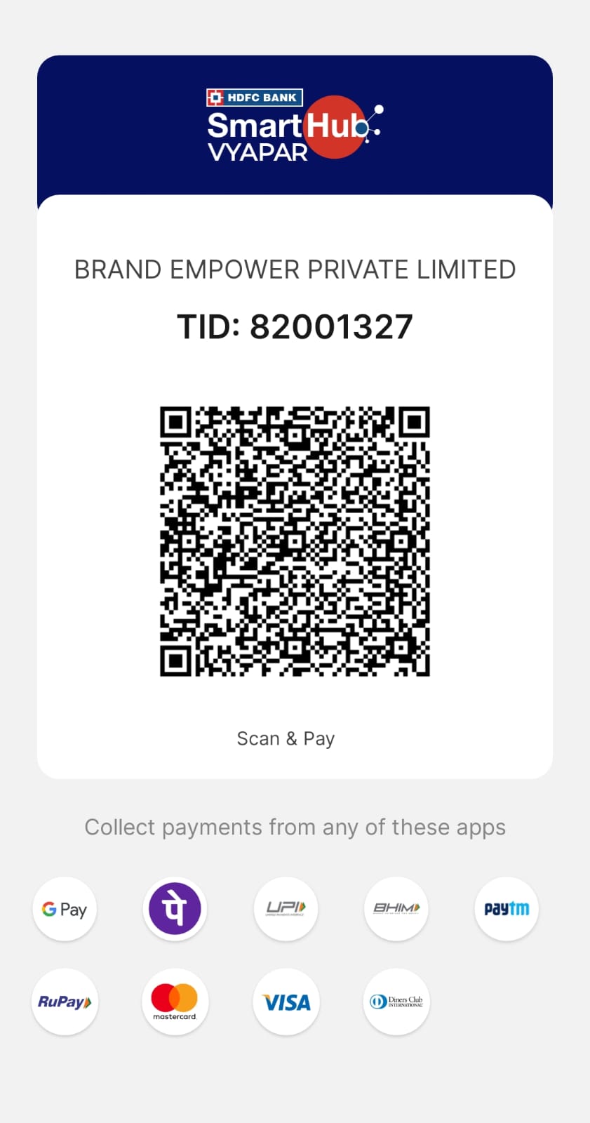 Pay by UPI Apps (Gpay, Phonepe, UPI, BHIM, Paytm)