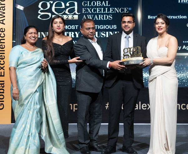 Global Excellence Awards 2025 – Sanjay Agarwal Pvt. Ltd.
