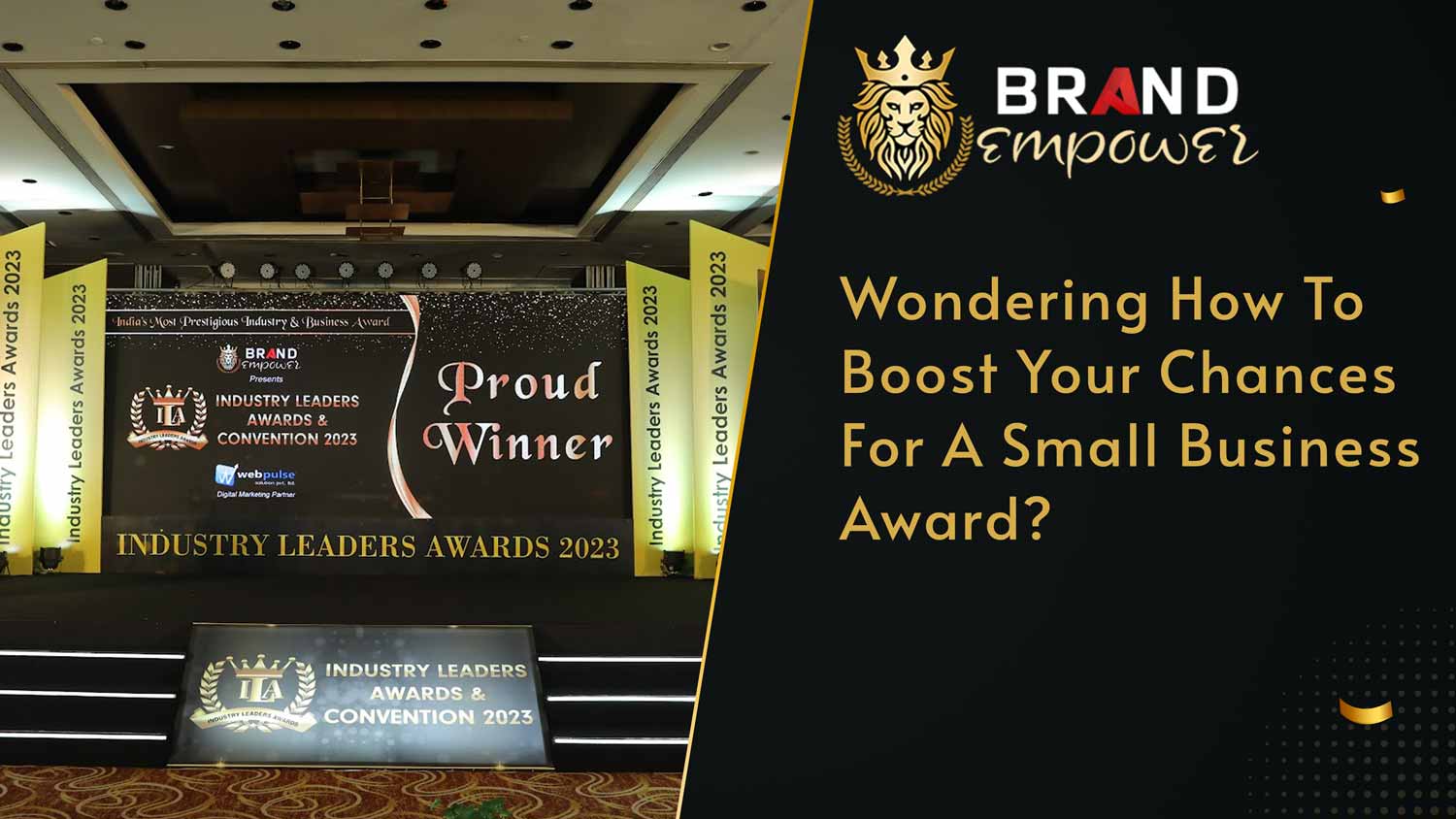 Wondering How To Boost Your Chances For A Small Business Award