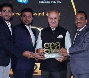 Anupam Kher Presents GEA 2022 to Powertron India Pvt Ltd - Technology