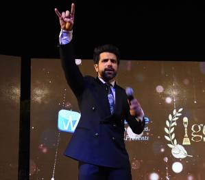Rithvik Dhanjani on Stage at GEA 2019 - Individual & Personal Quality Awards