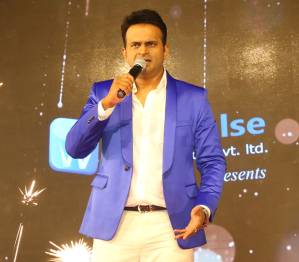 Siddharth Kannan as the Host of GEA 2018 - Individual & Personal Excellence Awards