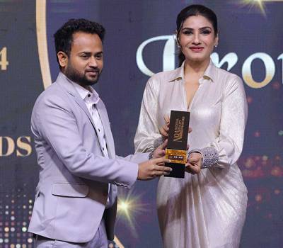 Caribbean Holidays International PVT LTD Awarded NQA 2024 by Raveena Tandon