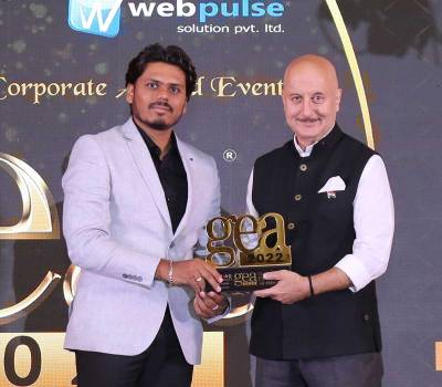 Dhananjay Creations Pvt Ltd Received GEA 2022 by Anupam Kher