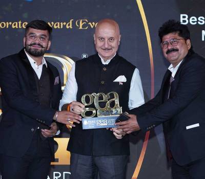 GN Enterprises Received GEA 2022 by Anupam Kher