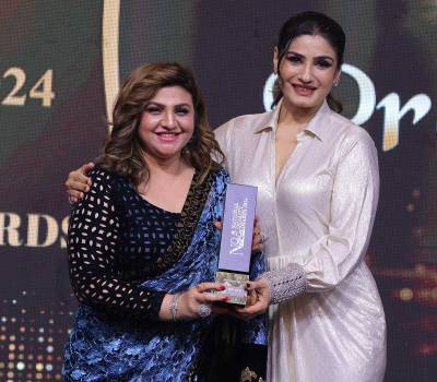 International Beauty Institute Honored at NQA 2024 by Raveena Tandon