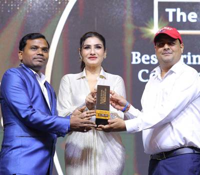 Prime Publicity India Received NQA 2024 Award by Raveena Tandon
